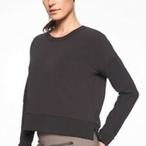 Athleta Modern Sweatshirt, EUC, Small, Black